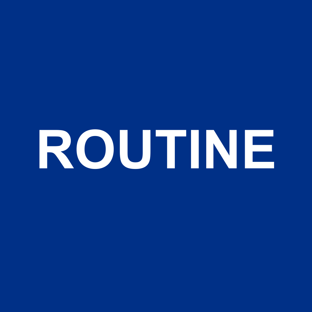 Word 'Routine'