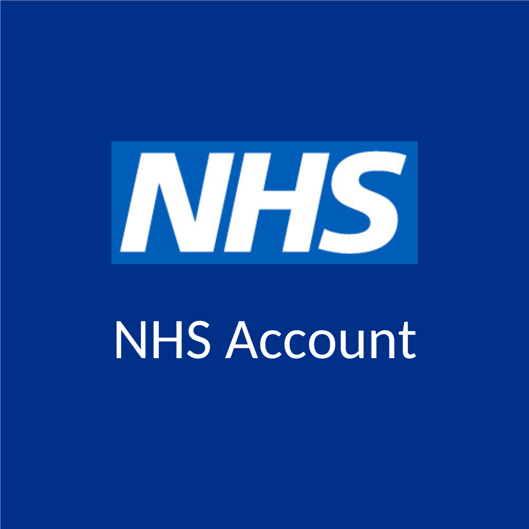 NHS Logo with Words 'NHS Account'