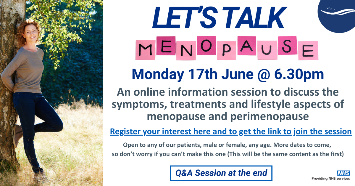 Let's Talk Menopause Poster