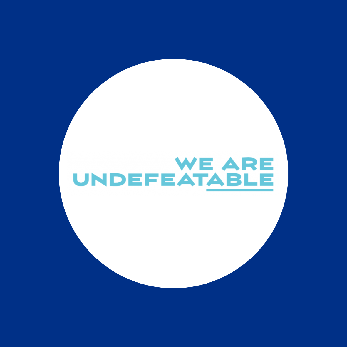 'We Are Undefeatable' Logo