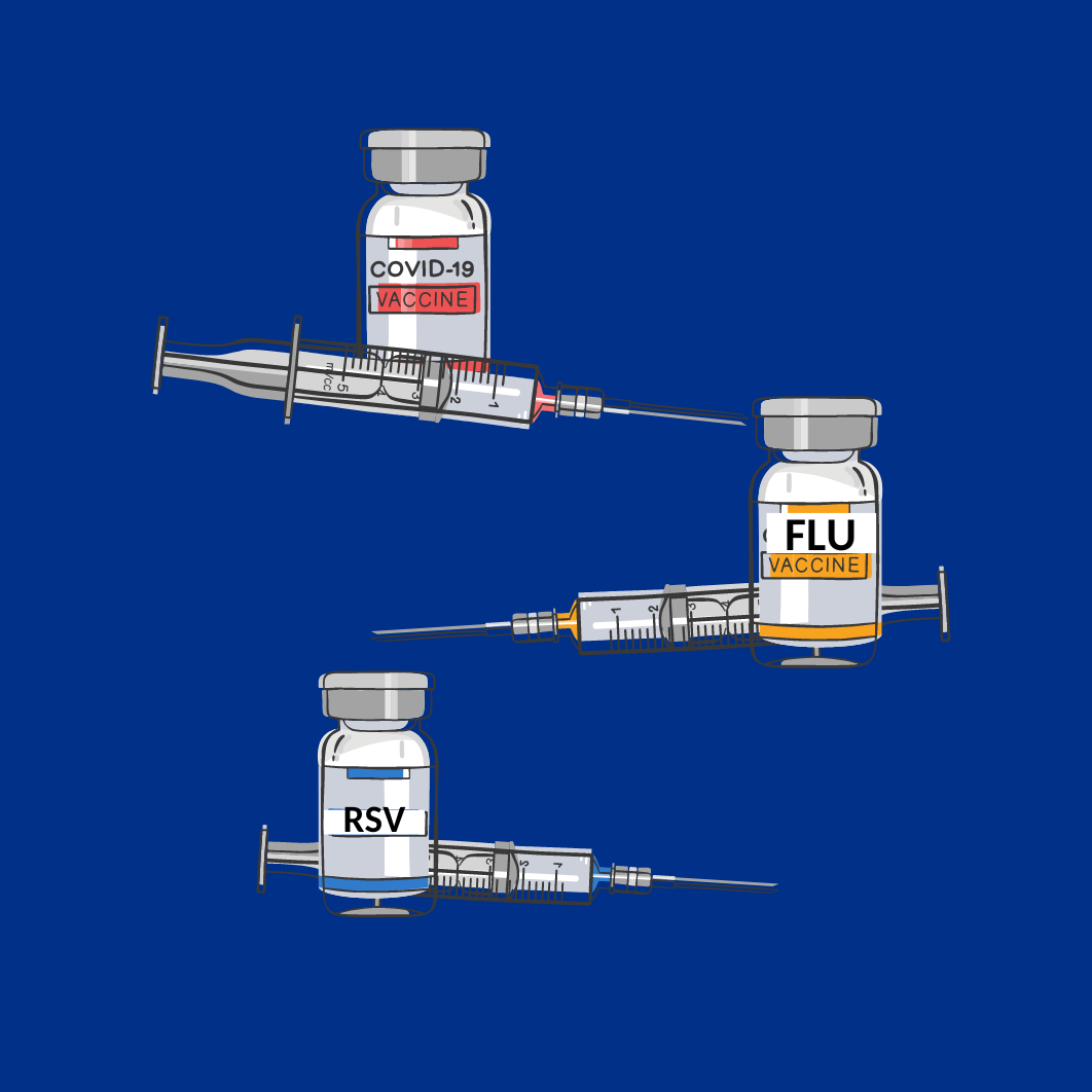 Image of 3 Vaccine Bottles and Needles